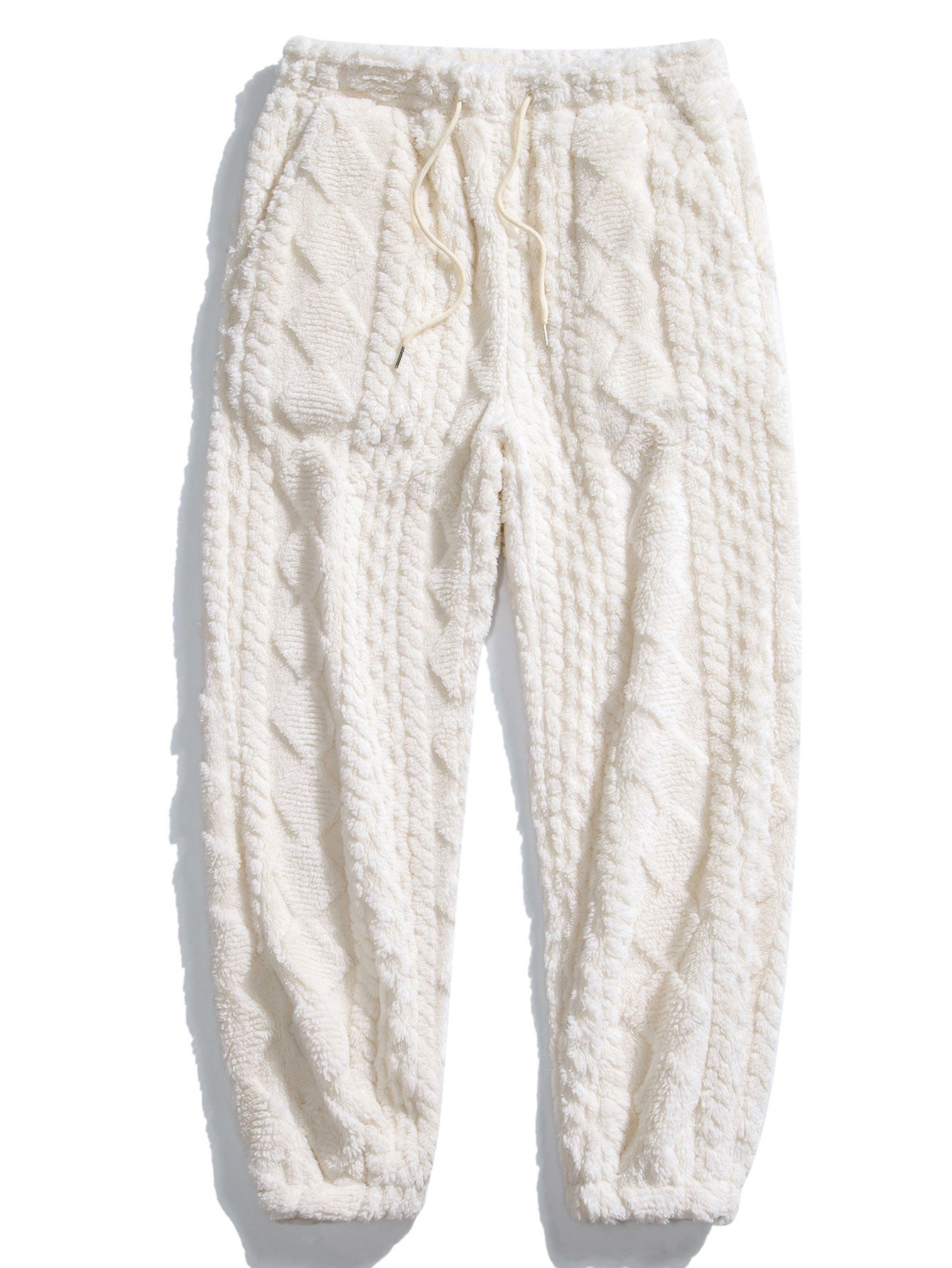 Sweat à capuche et pantalon de jogging en jacquard géométrique