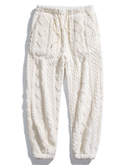 Sweat à capuche et pantalon de jogging en jacquard géométrique
