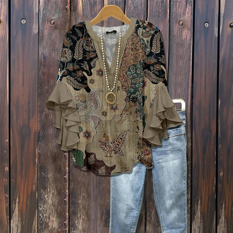 Blouse d'été "Petits-enfants" – Douce & élégante