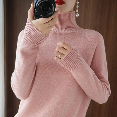 Marlene™ - Pull décontracté ample avec col montant