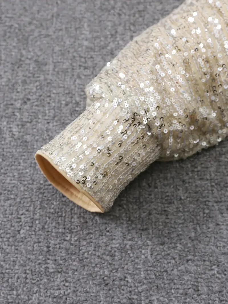Anna | Robe À Paillettes Soirée Pour Femme | Mini