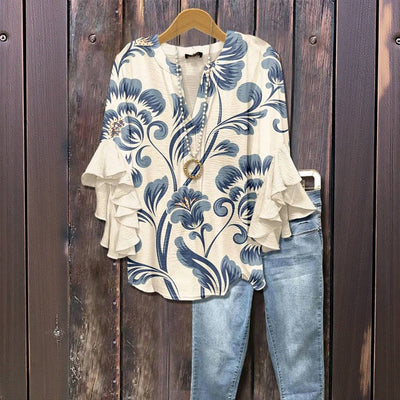 Blouse d'été "Jour de Marché" – Douce & chic