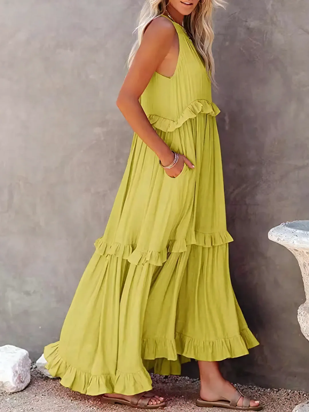 Morgane™ Robe longue brise d'été