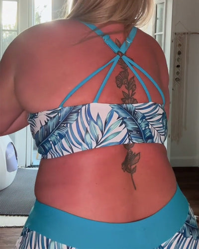 Bikini Élégant Et Polyvalent Loisir Deux Pièces
