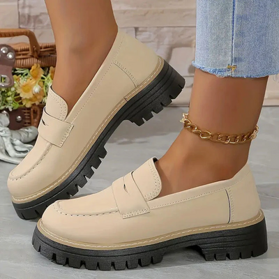 ⏳Temps limité 50% de réduction💥Mocassins confortables et épais pour femmes avec plateforme