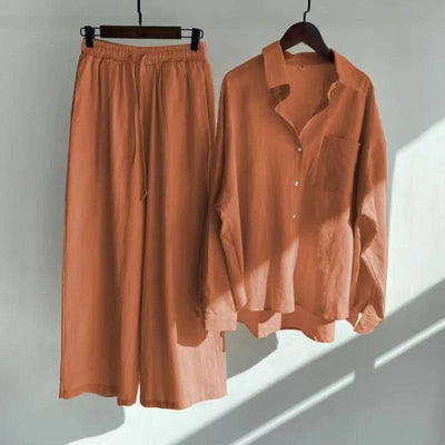 Morgane™ | Ensemble Coton-lin Élégance Confort