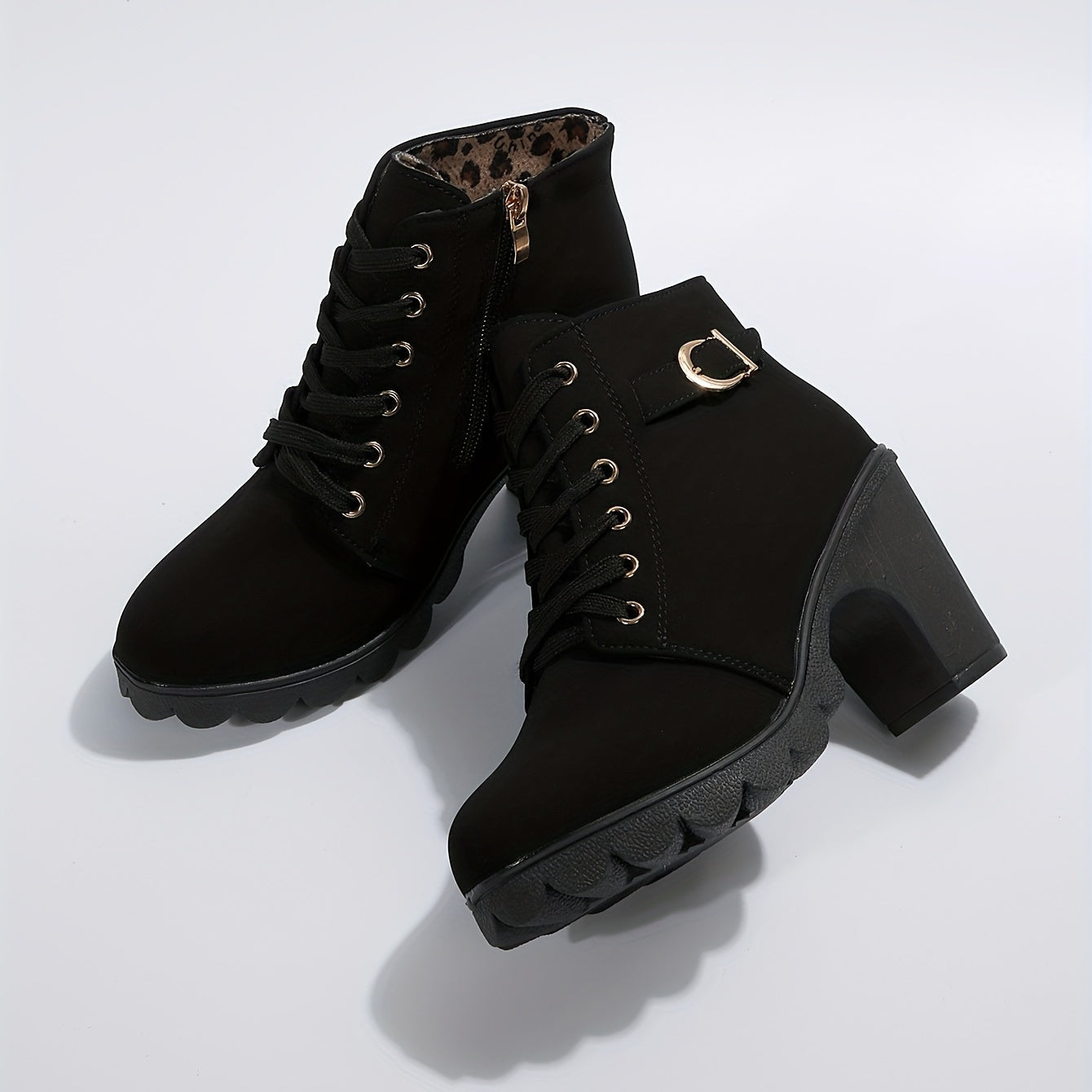 Lana | Bottes Lacets Pour Femme | Talons