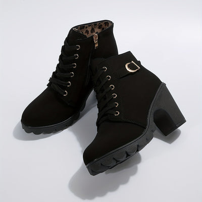 Lana | Bottes Lacets Pour Femme | Talons