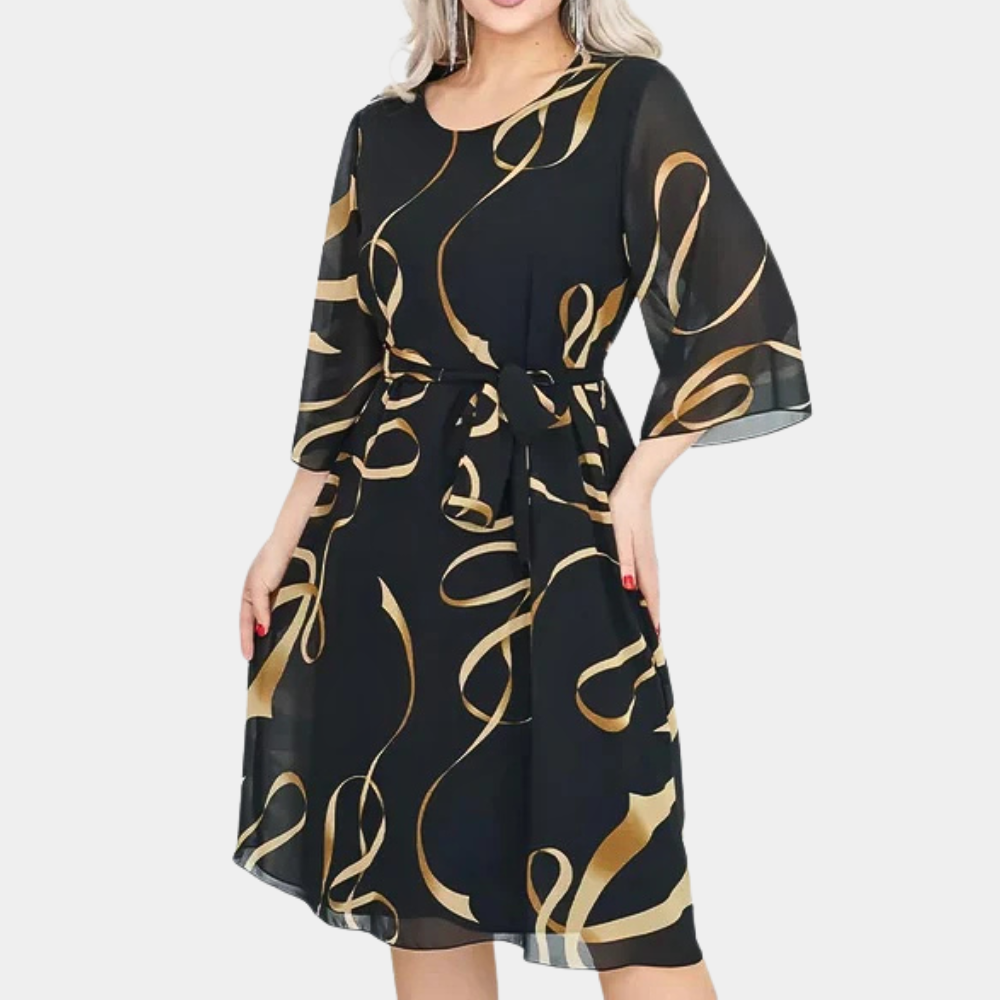 OFELIYA - Robe Midi Décontractée pour Femmes
