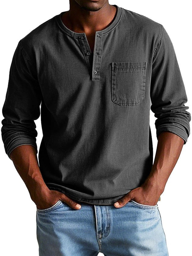 T-shirt boutonné