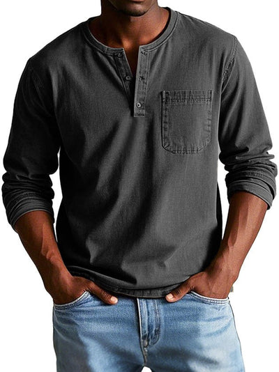 T-shirt boutonné