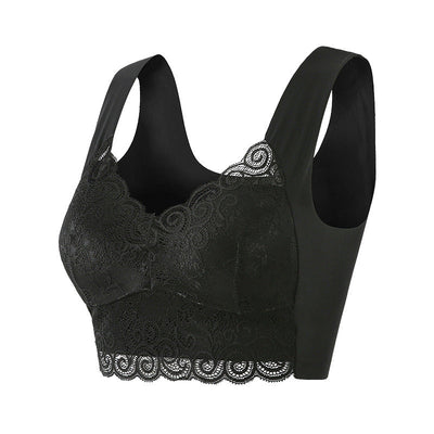Soutien-Gorge Push Up Sans Couture Sans Armatures En Dentelle