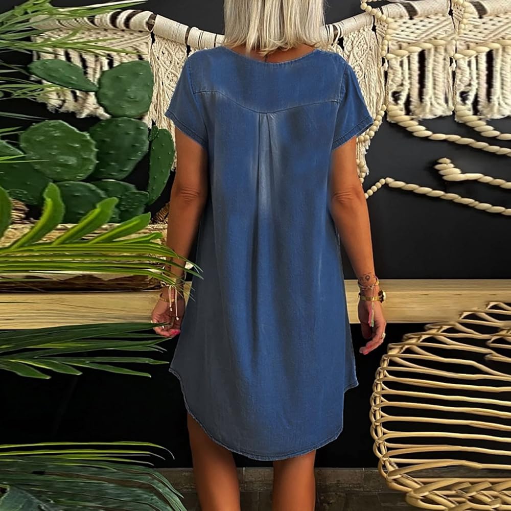 Amber™ | Robe Denim Douce