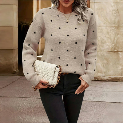 Lilah | Pull-over en maille à pois