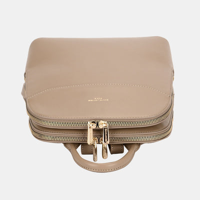 Sac à dos en cuir pour femmes avec bretelles réglables - Alexis