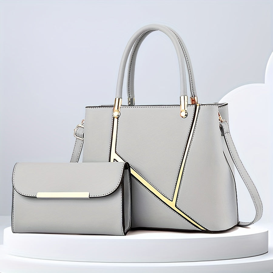Amanda - Élégant ensemble de sacs à main 2 pièces pour un look d'automne chic