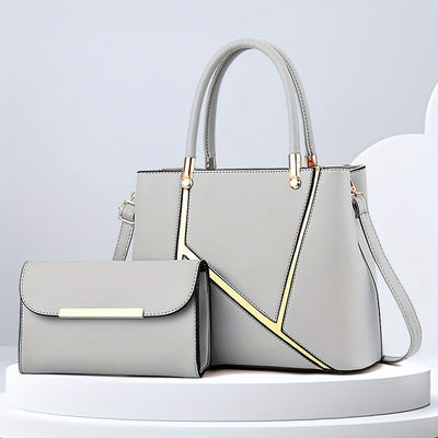 Amanda - Élégant ensemble de sacs à main 2 pièces pour un look d'automne chic