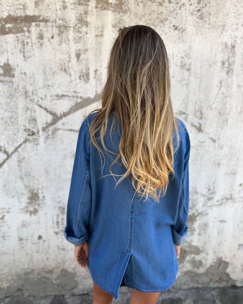 Angeline™ | BLAZER EN DENIM DÉCONTRACTÉ