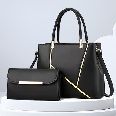 Amanda - Élégant ensemble de sacs à main 2 pièces pour un look d'automne chic