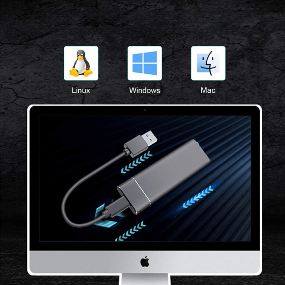 Disque SSD externe portable haute vitesse en aluminium