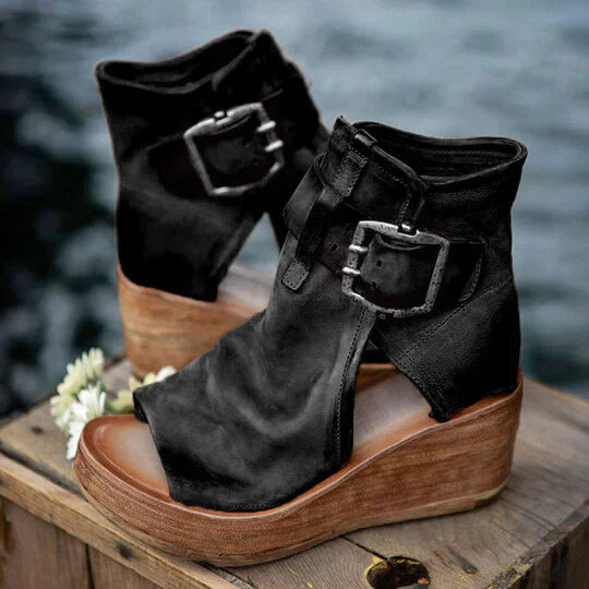Jhoanna | Sandales confortables et élégantes pour femme | compensées