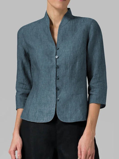 Brynna | Chemisier manches 3/4 pour femme | chic