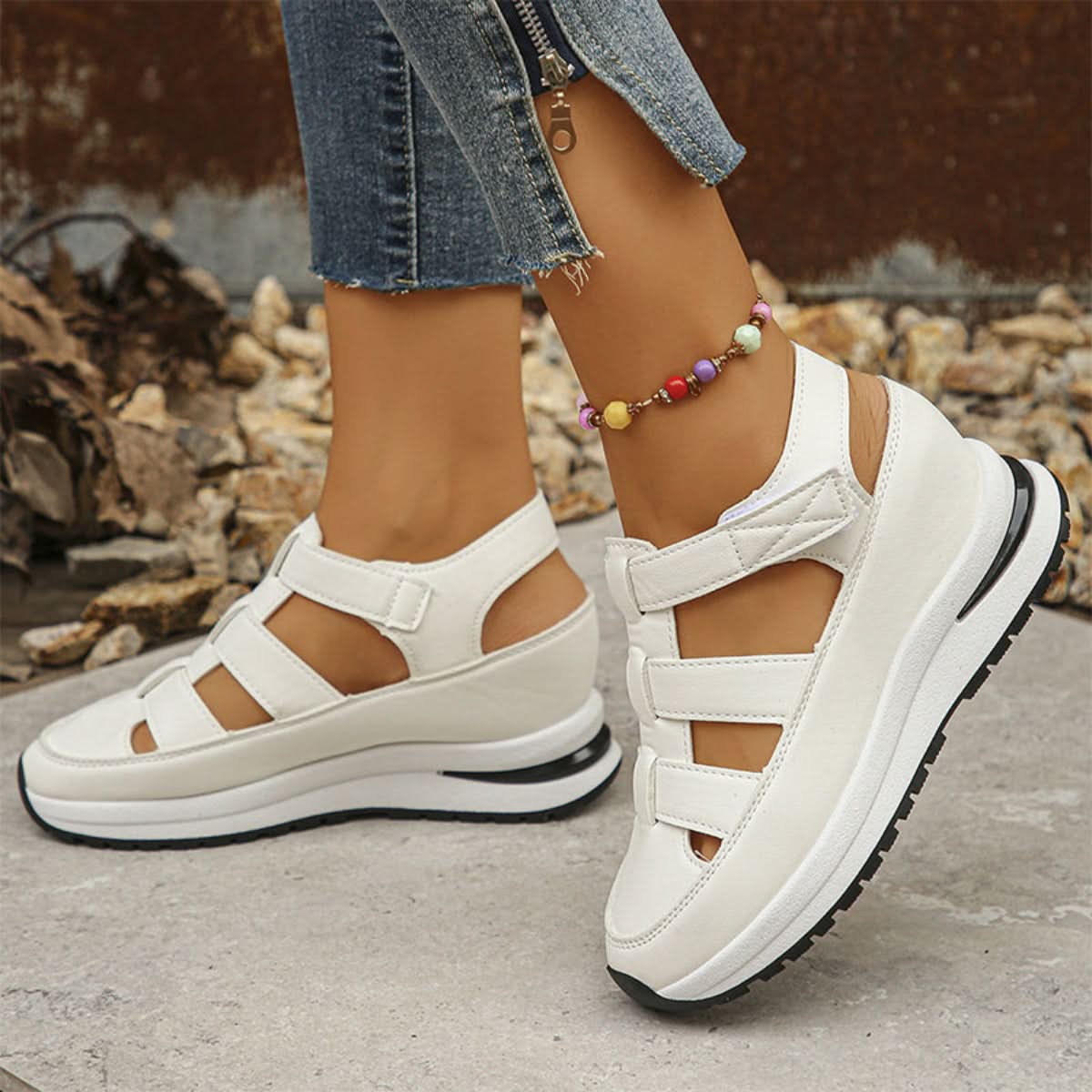 Morgane™ | Sandales avec fermeture velcro