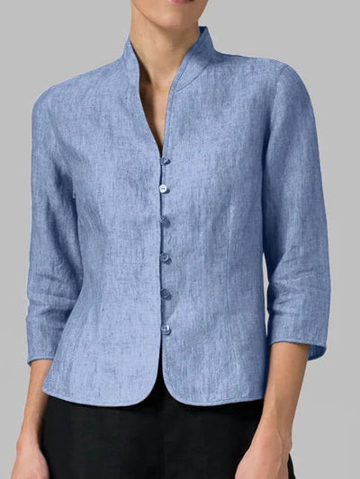 Brynna | Chemisier manches 3/4 pour femme | chic