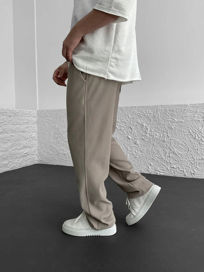 Pantalon Confort en Velours Côtelé