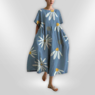ZARA | robe à fleurs