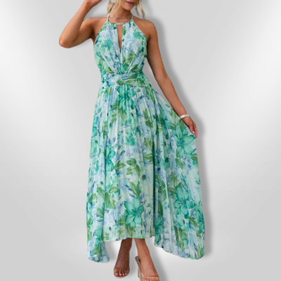 FORECAST | Robe mi-longue avec fleurs