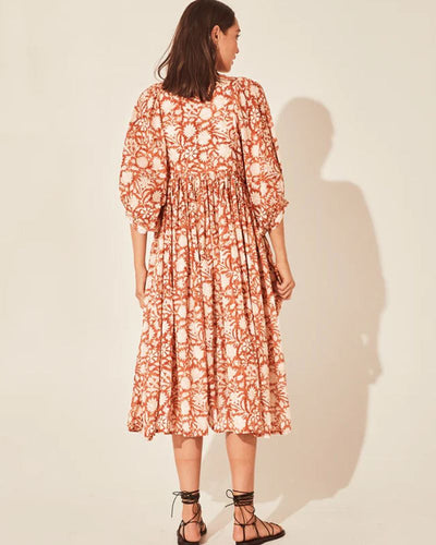 AMARE - ROBE BOHO À MOTIFS FLORAUX