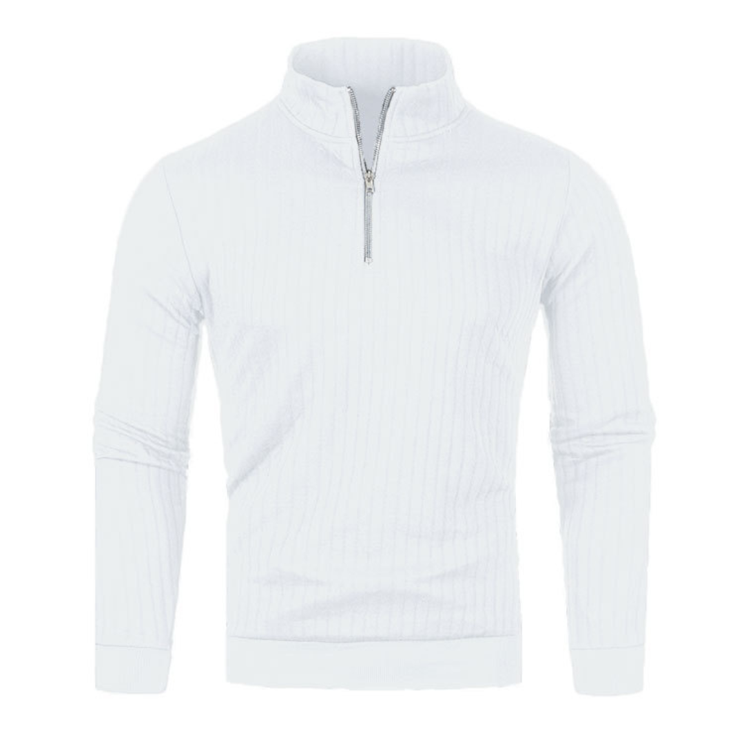PULLOVER POUR HOMMES AVEC FERMETURE ÉCLAIR