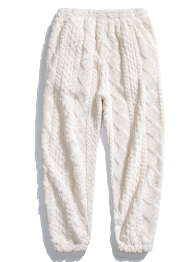 Sweat à capuche et pantalon de jogging en jacquard géométrique