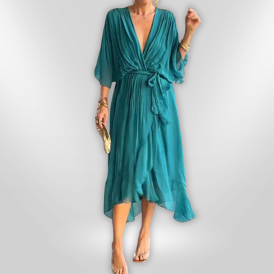 MONICA | robe en mousseline de soie