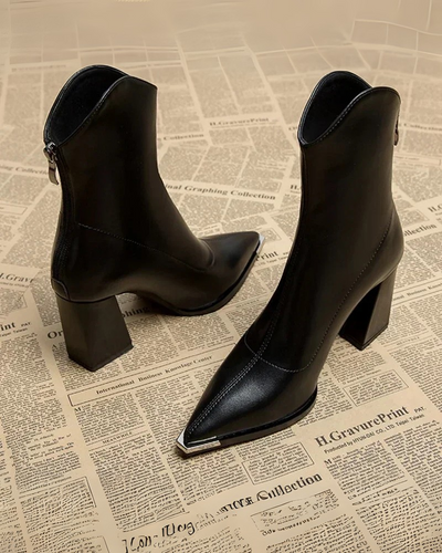 LIONA - BOTTINES CHELSEA AVEC BOUT CHROMÉ
