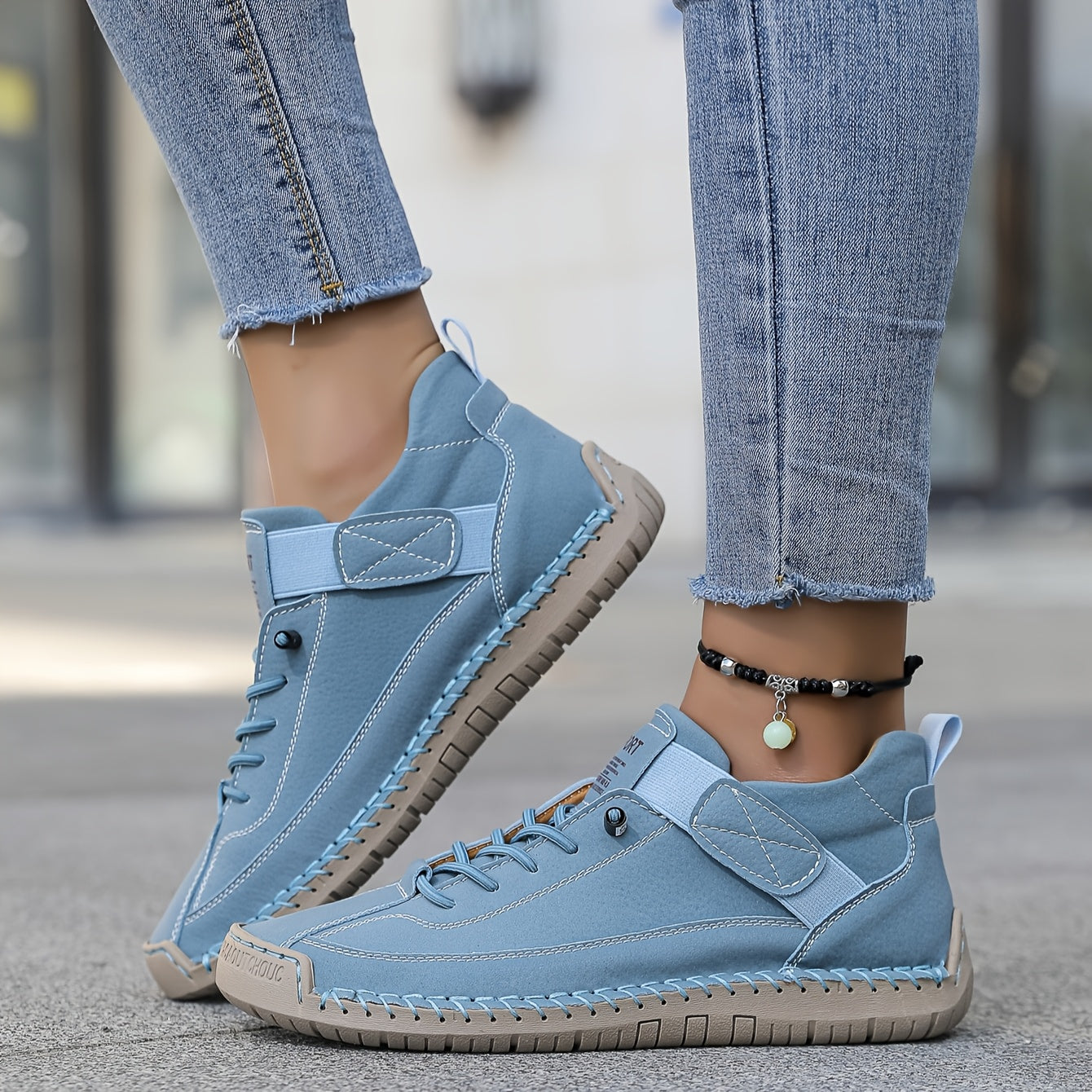Amira™ | Chaussures orthopédiques en cuir Celeste