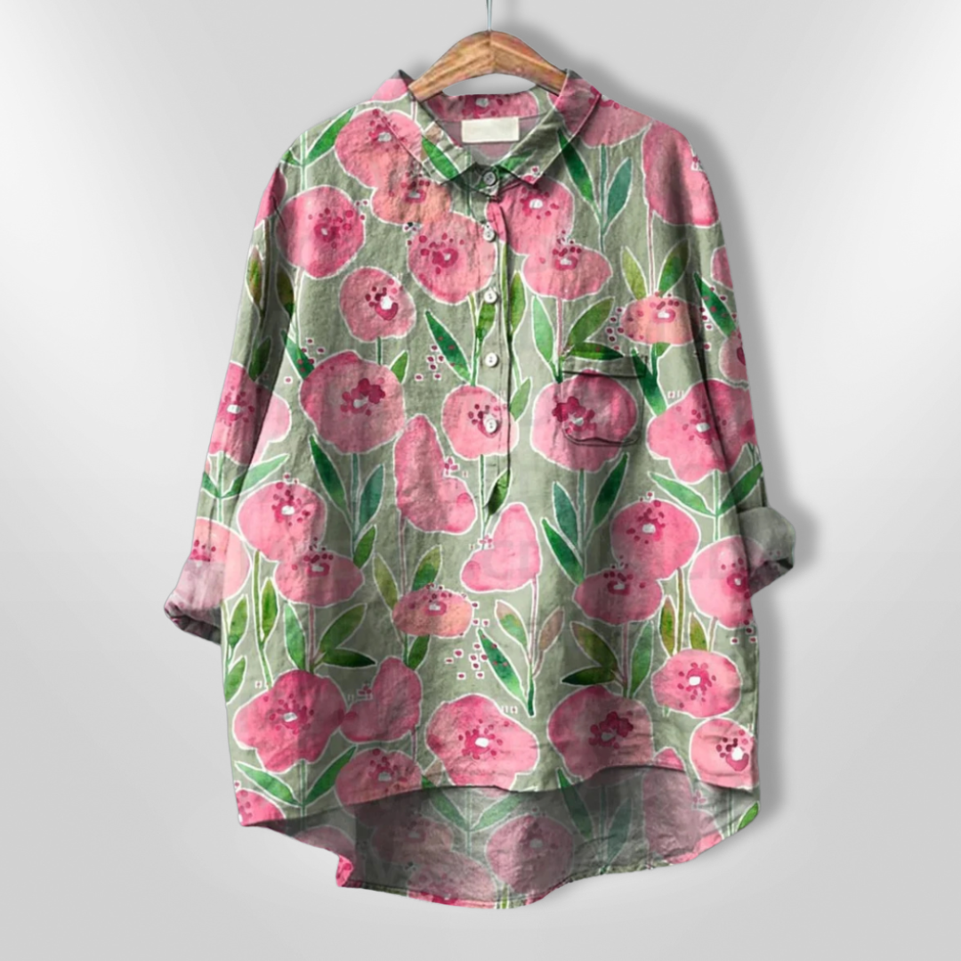 VIRGINIA | Chemise florale artisanale
