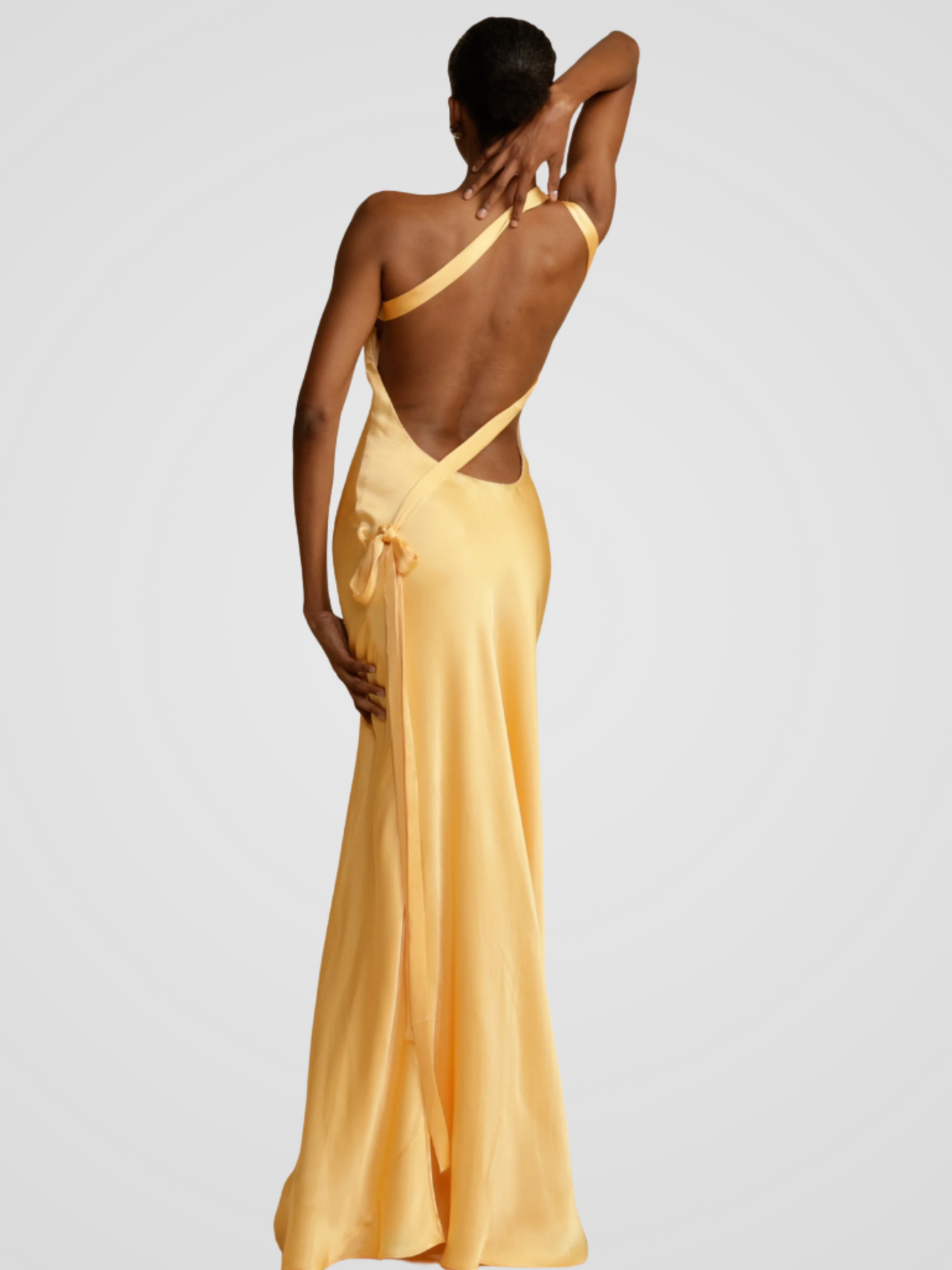 Aurélie™ Robe Maxi Satinée