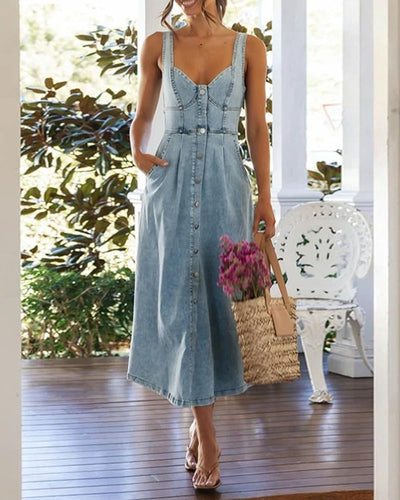JAYLIN - Robe en denim classique