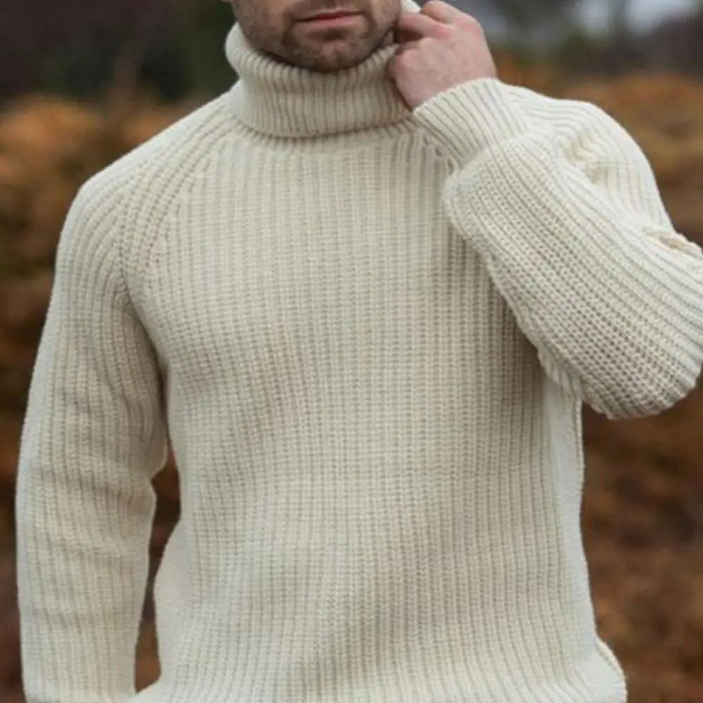 Marceui | Pull col roulé élégant pour hommes