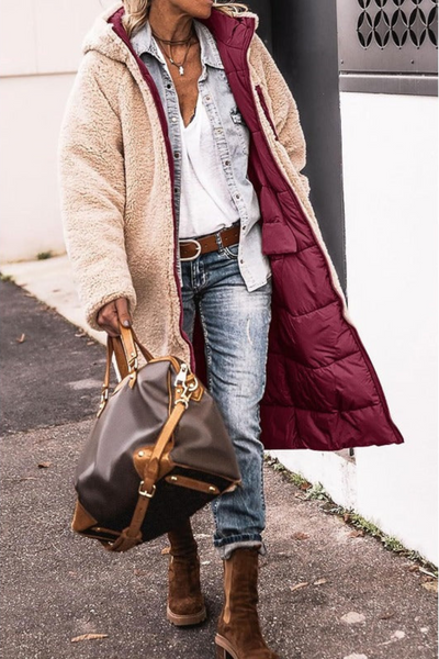 Angelika™ - Manteau réversible élégant pour femmes