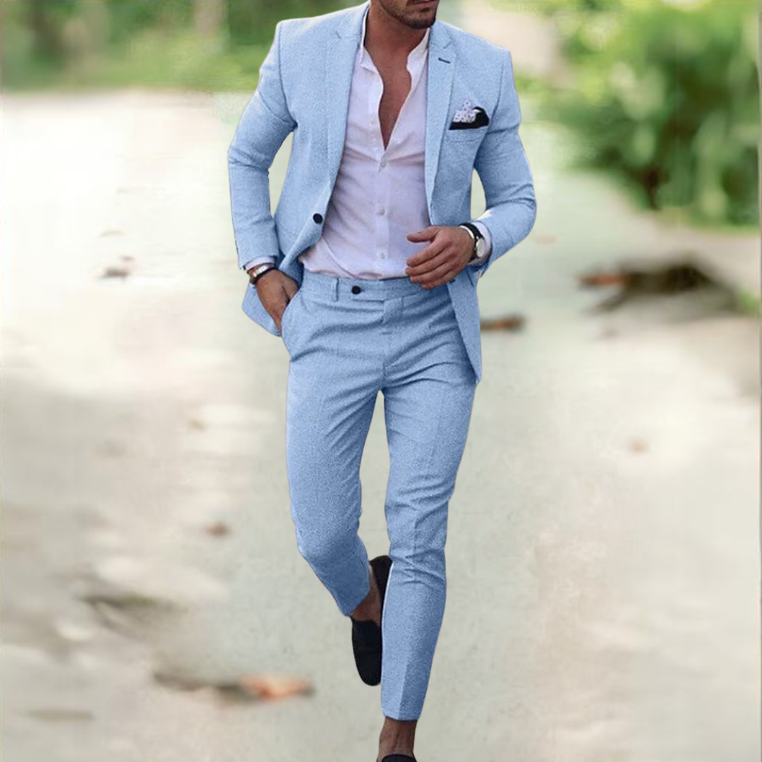 Viktor | Ensemble costume en lin pour un style raffiné