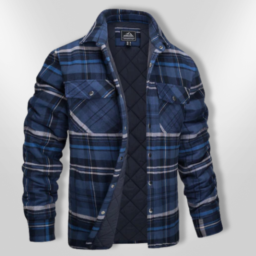 ALEX | Blouson bomber à carreaux