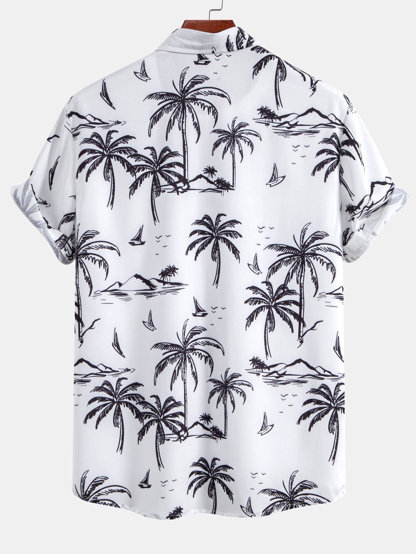 Ensemble Tropical : Chemise Palmiers & Short de Bain à Cordon