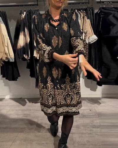 Ilse | Robe vintage inspirée avec boutons