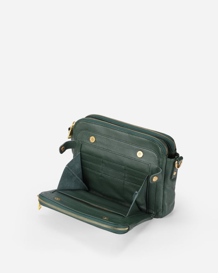 KIM™ - SAC À BANDOULIÈRE EN CUIR PRATIQUE ET ÉLÉGANT