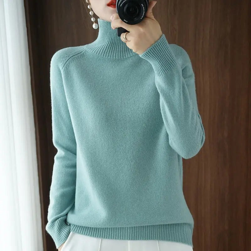 Marlene™ - Pull décontracté ample avec col montant