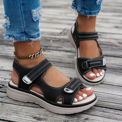 Alia™ - Sandales à Talons Compensés Confortables avec Bride de Cheville