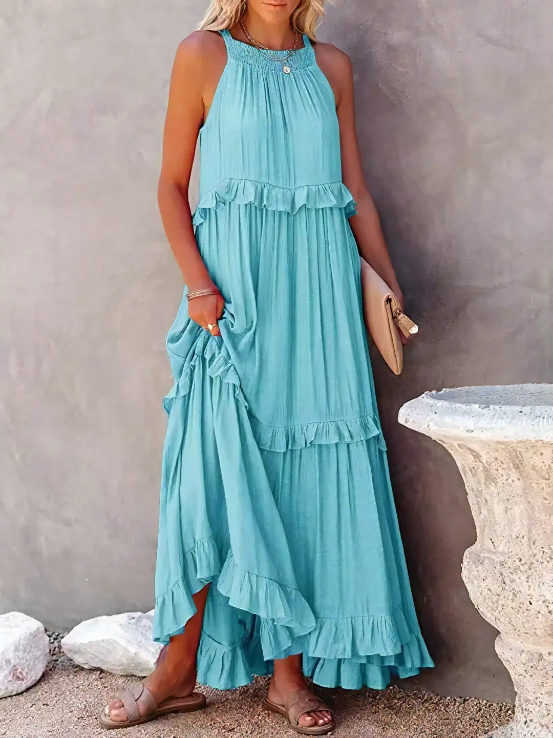 Morgane™ Robe longue brise d'été